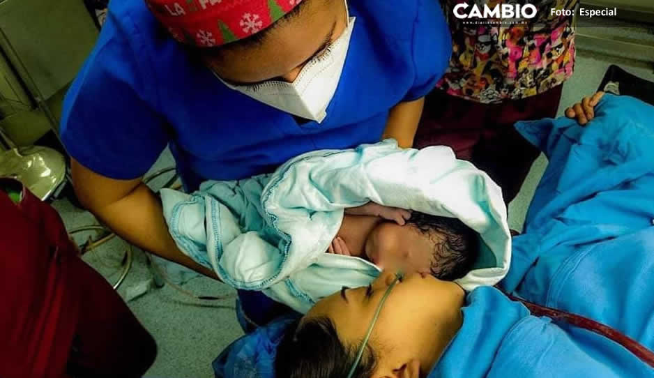 Nació el primer bebé poblano del 2022 en el Hospital de La Margarita