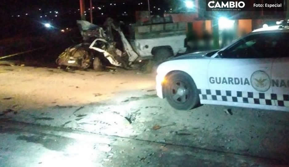 ¡Trágico accidente! Mueren tres adultos y un niño de 8 años tras choque en Tehuacán