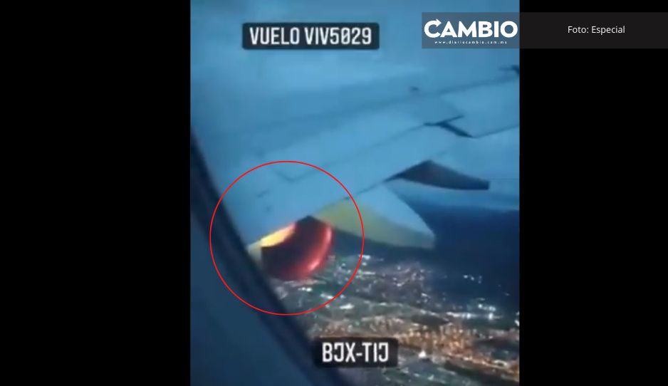 VIDEO: Así se incendió avión de VivaAerobus en pleno vuelo