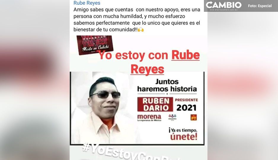 Todo empezó como un meme; ahora Rubén Reyes podría ser candidato de Morena en Ixcaquixtla