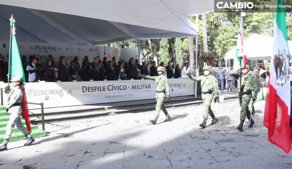 Así fue el desfile Cívico Militar Conmemorativo al 212 Aniversario de la Independencia de México en Puebla (VIDEO)