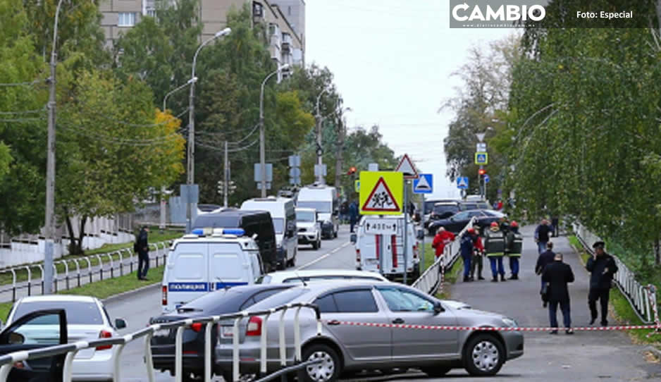 Rusia de luto: Demente asesina a 11 niños durante tiroteo en escuela