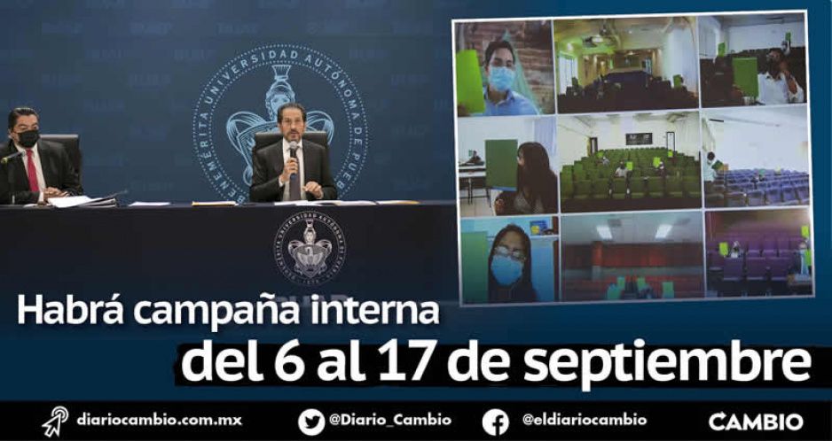 Con voto electrónico BUAP elige el 20 de septiembre a su nuevo rector 2021-2025 (VIDEO)