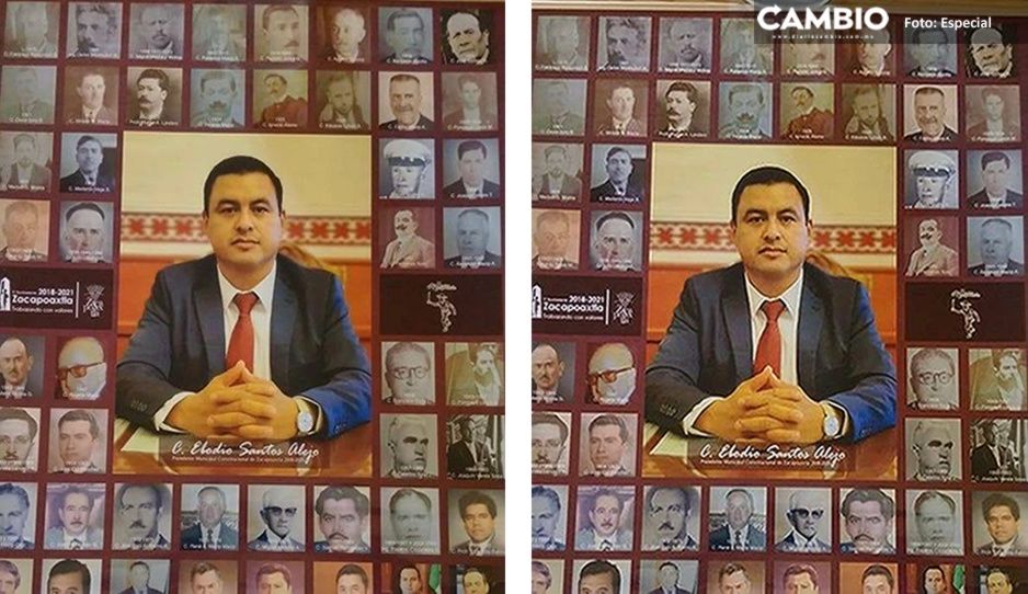 Como en pollería: Edil de Zacapoaxtla regala calendarios con su imagen, busca la reelección