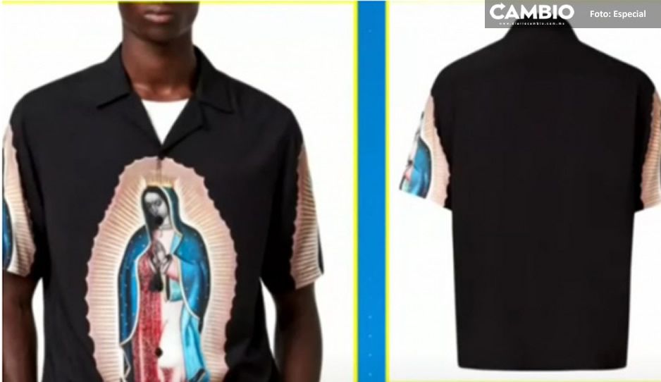 Para que te acompañe siempre; marca británica vende camisa de la Virgen de Guadalupe