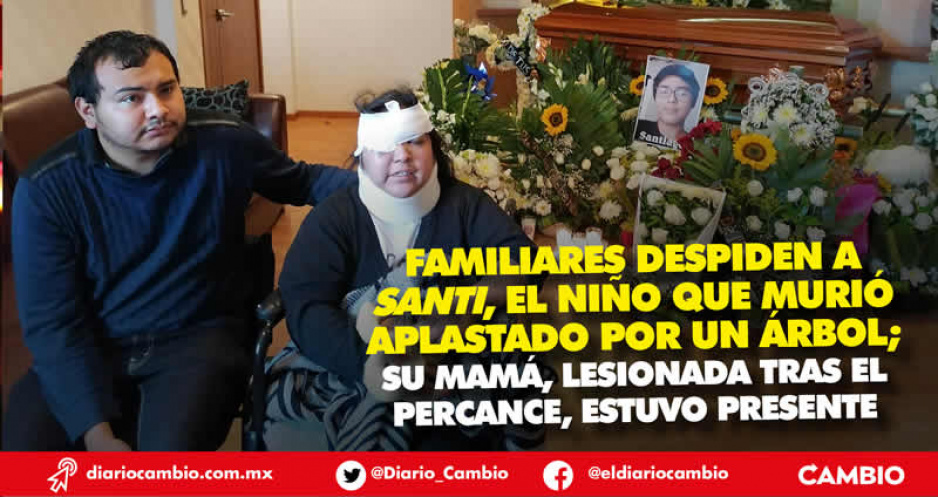 Familiares y amigos dan último adiós al niño Santi tras morir aplastado por un árbol (FOTOS)