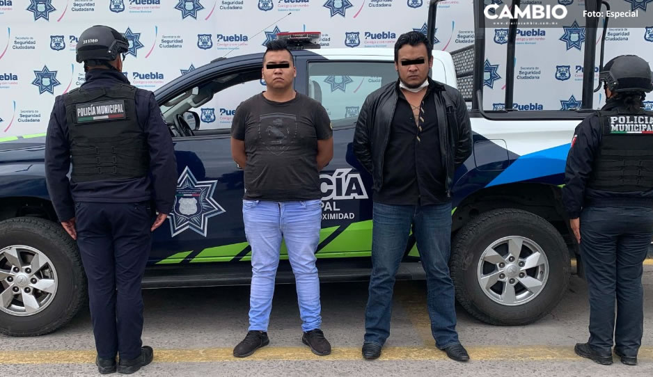 Detienen a asaltantes de ruta 45A; decomisan 10 celulares y 1 automóvil  