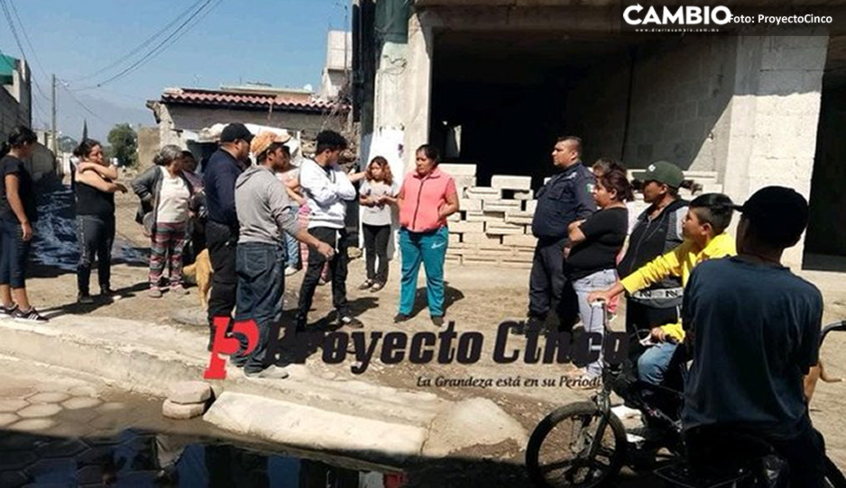 Policías de Tlalancaleca rescatan a menor de edad de ser linchado