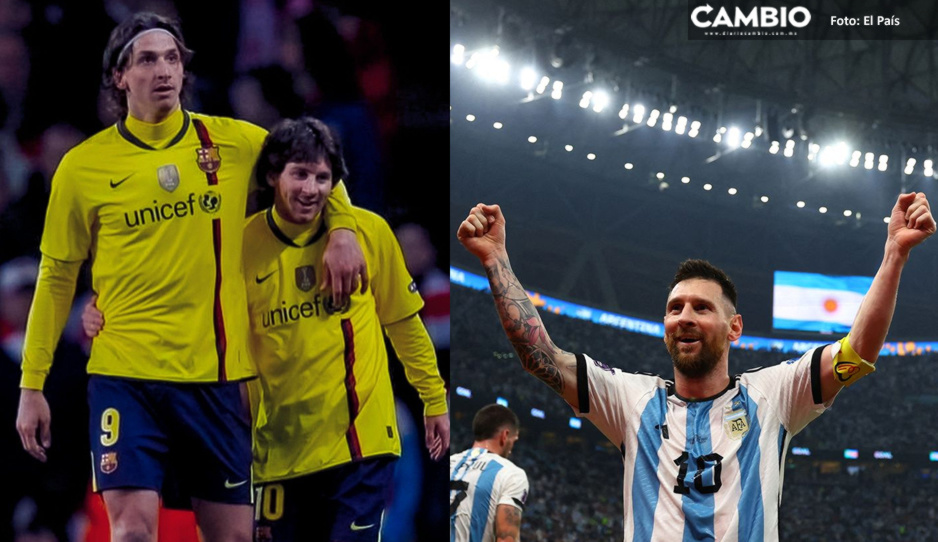Espero que Argentina gane el Mundial por Messi: Zlatan Ibrahimovic