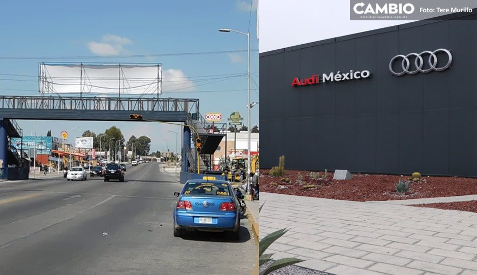 Audi miserable: ahora lleva a los obreros por carretera federal por ahorrarse el peaje