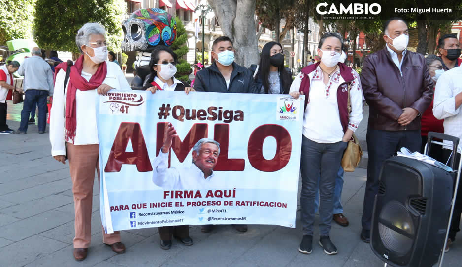 Logran morenistas firmas para realizar consulta de revocación de mandato: Puebla aportó sólo 26 mil 500