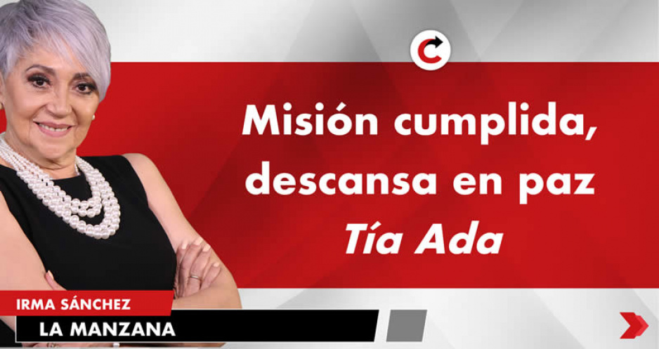 Misión cumplida, descansa en paz “TaAda”