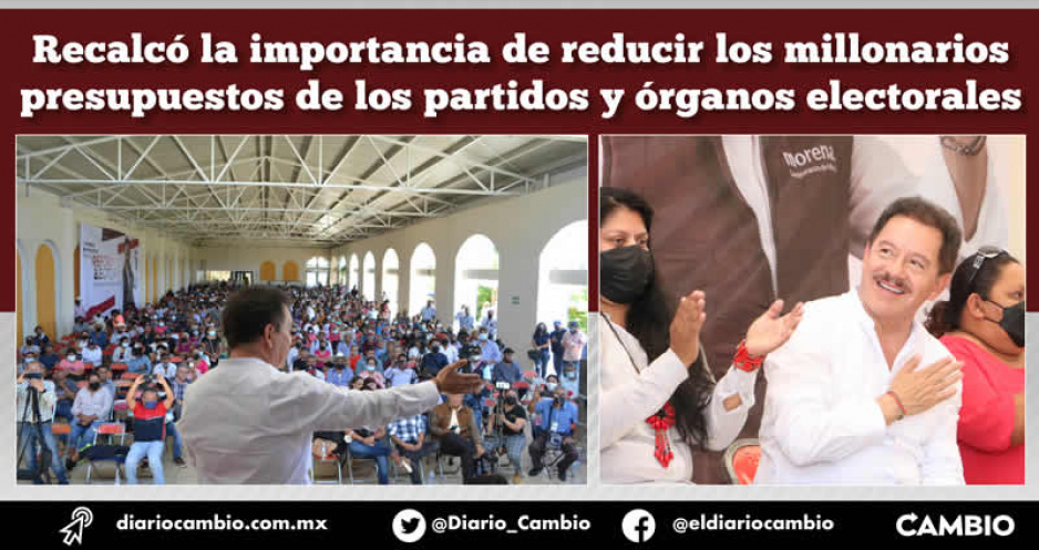 Nacho Mier encabeza asamblea informativa sobre reforma electoral en Iz&uacute;car de Matamoros (FOTOS)