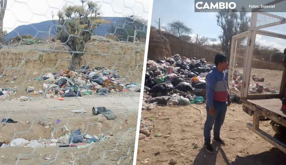 Sin permisos opera patio de maniobras donde acumulan la basura de Zapotitlán