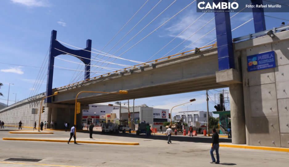 Reportan 30% de avance en revisión estructural de puentes de Puebla