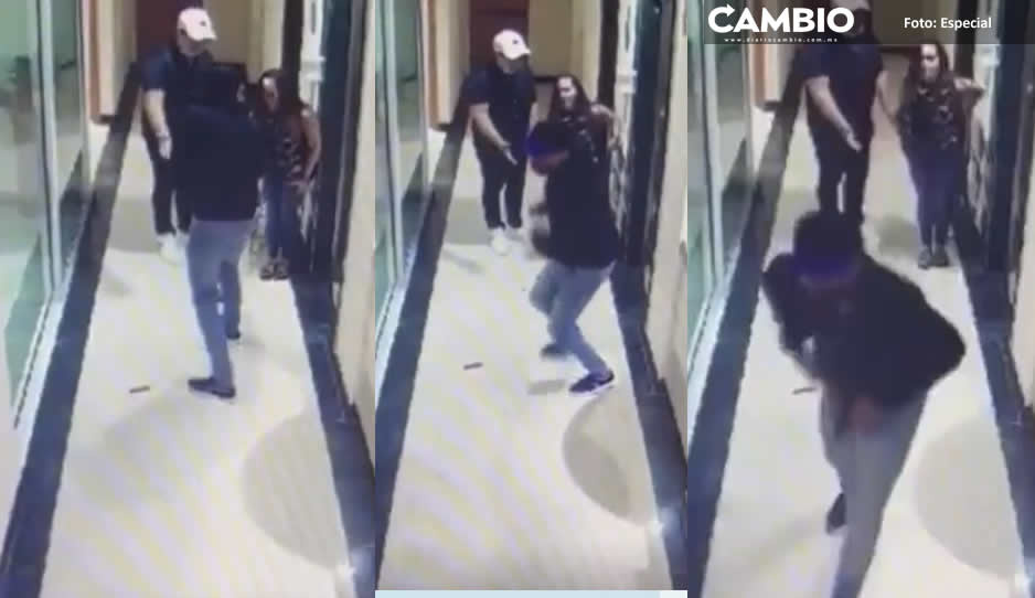 VIDEO: Así asaltaron a hijo de ex alcaldesa de Córdoba, Veracruz en el Hotel Villa Florida de San Andrés Cholula