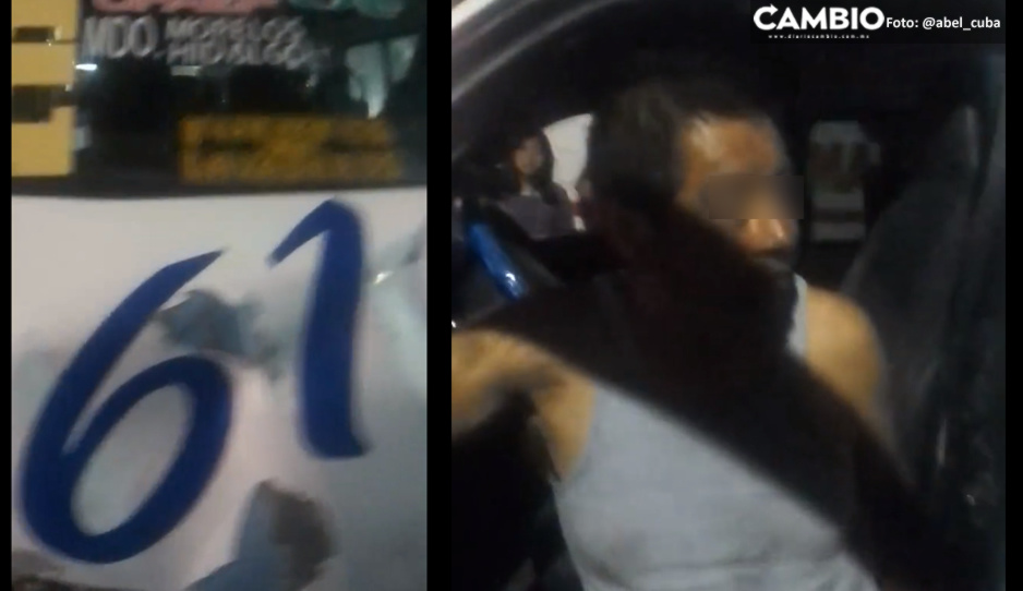 Chofer borracho de la Ruta 61 se estampa en la colonia San Antonio Abad (VIDEO)