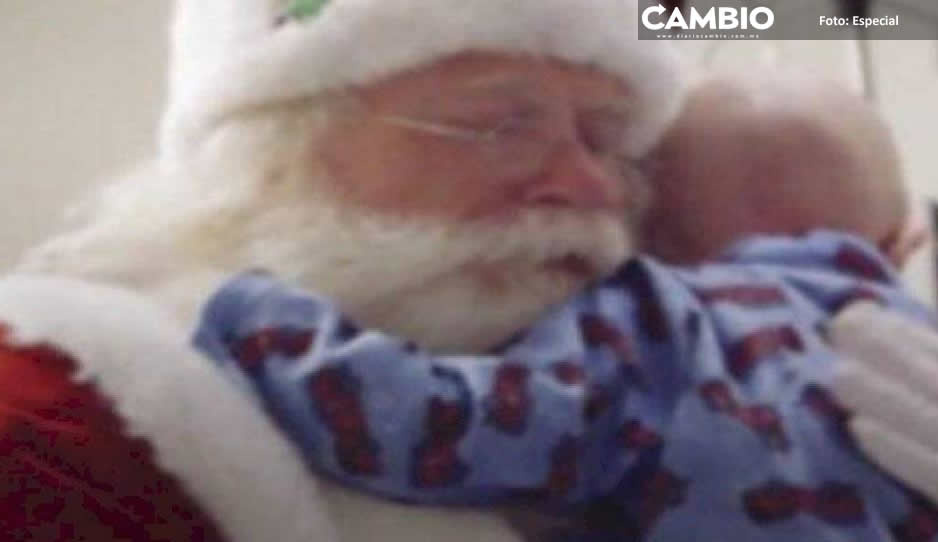 Niñito de 5 años con cáncer fallece en brazos de Santa Claus