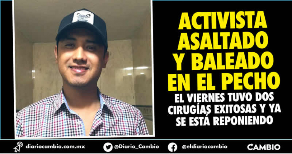 Felipe Carpinteyro sobrevive a dos cirugías tras ser baleado y pronto dejaría el hospital
