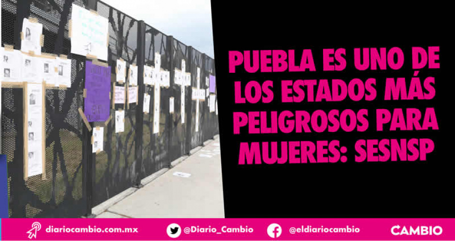 Puebla, en los primeros lugares de trata, violación y homicidio de mujeres en 2022