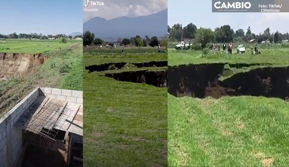 ¡Ay cab...! Socavón sigue haciéndose más grande y así reaccionan los pobladores (VIDEOS)