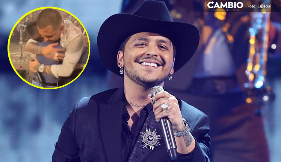¡Cumplió su sueño! Christian Nodal invita a niño a cantar en el Palenque (VIDEO)
