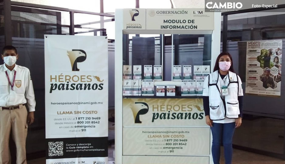Aeropuerto de Huejotzingo arranca programa &#039;Héroes paisanos&#039;; apoyará a migrantes mexicanos