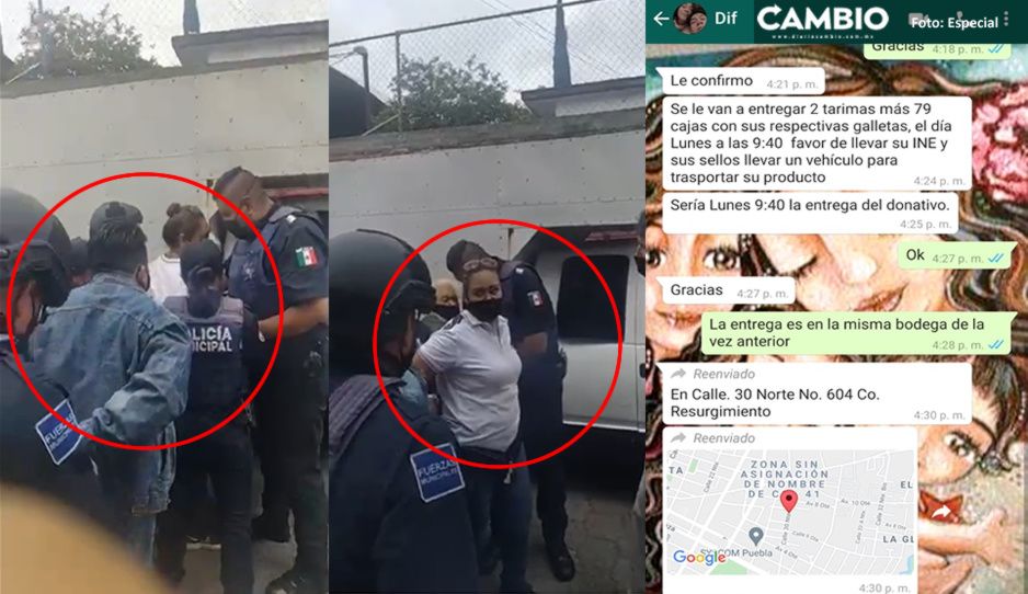 Funcionaria del DIF municipal nos entregó la leche, declaran los detenidos que son del comité de padres de la primaria Juan N Méndez