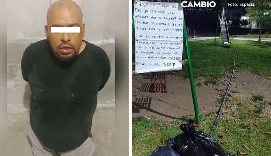 Hallan comandante de Tulcingo desmembrado y con narcomensaje tras confesar asesinato en VIDEO