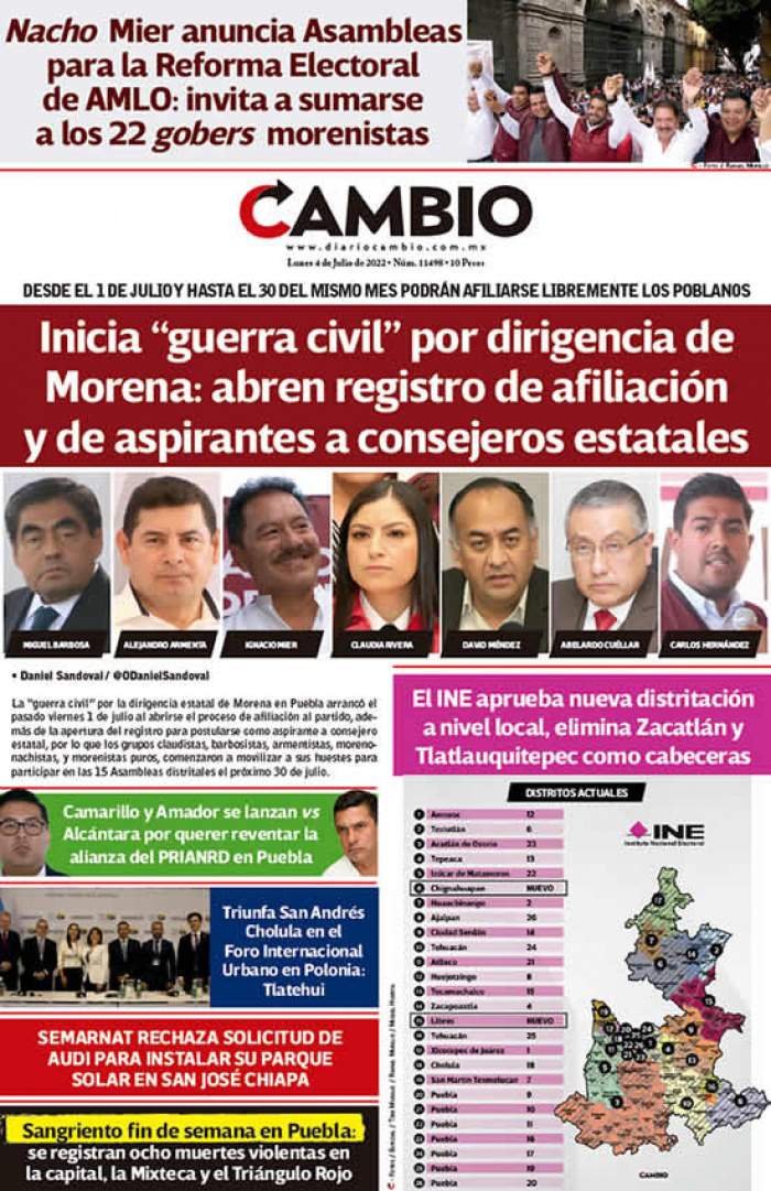 Inicia “guerra civil” por dirigencia de Morena: abren registro de afiliación y de aspirantes a consejeros estatales