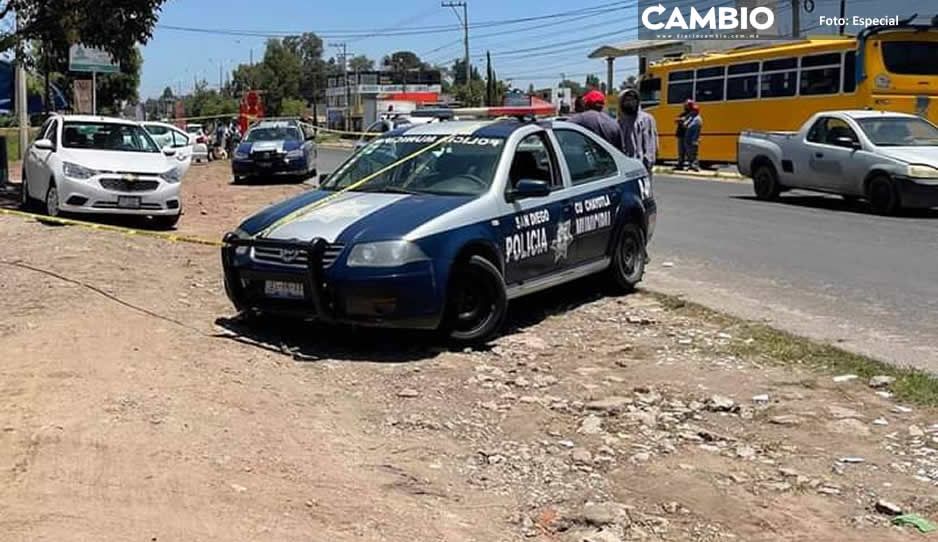 Comando armado ejecuta a policía de San Pedro Cholula cuando viajaba en un Uber