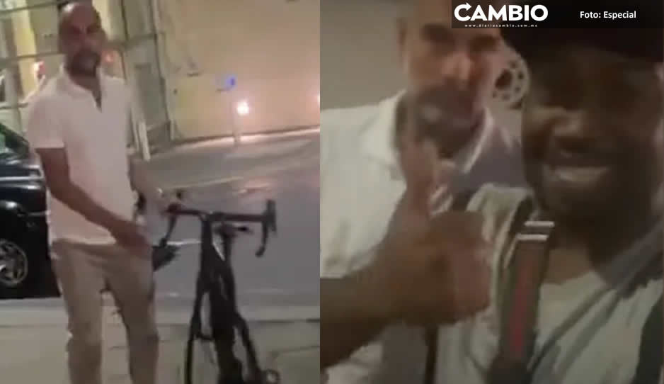 Pep Guardiola se lleva el susto de su vida; fan lo persigue, pero pensó que era un ladrón (VIDEO)