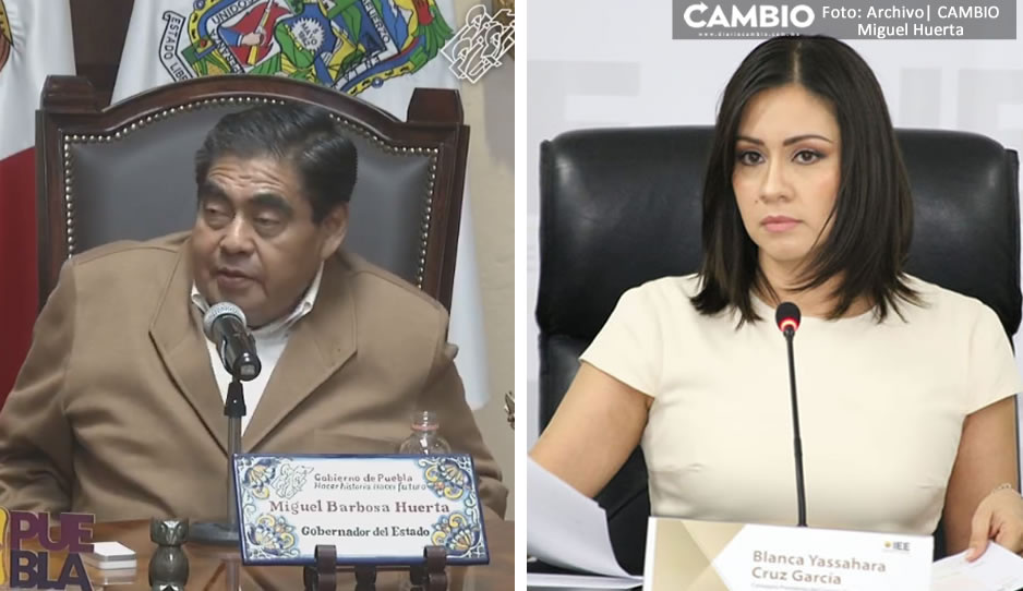 Barbosa felicita a Blanca Cruz tras ser nombrada presidenta del IEE en Puebla (VIDEO)