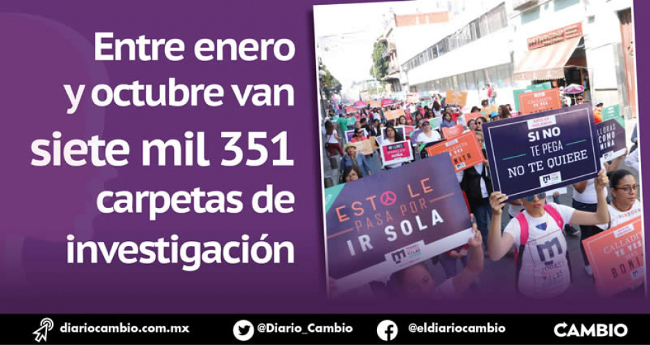 En Puebla se denuncian 24 casos de violencia familiar todos los días
