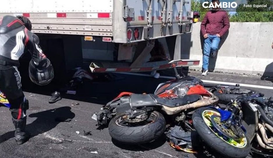 Veníamos echando carreritas: revela motociclista tras brutal accidente en la México-Cuernavaca