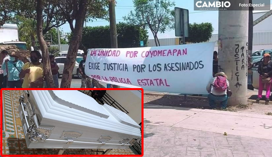 Trasladan a muertos en enfrentamiento con policías, de Tehuacán a Coyomeapan