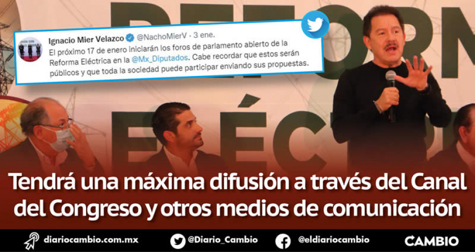 Arranca la misi&oacute;n de Nacho Mier por aprobar la Reforma El&eacute;ctrica en San L&aacute;zaro