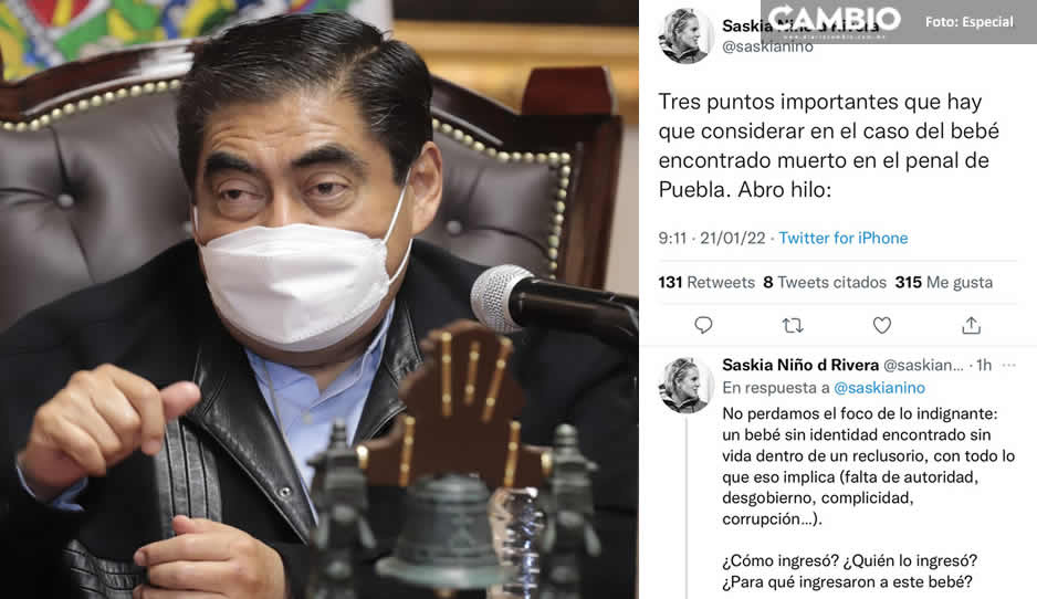 La activista Saskia Niño de Rivera habla del bebé en San Miguel para llamar la atención: Barbosa (VIDEO)