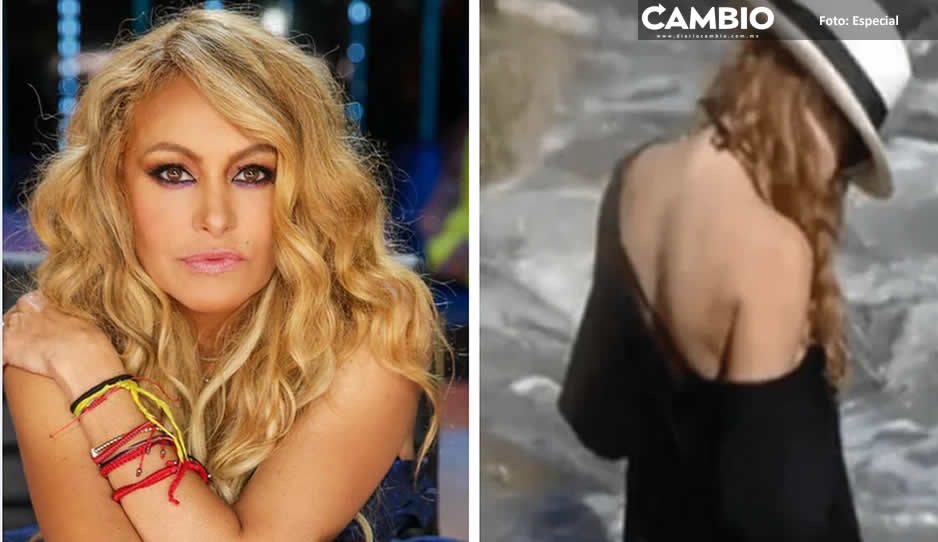 Paulina Rubio responde a fotos en la playa; es un fotomontaje