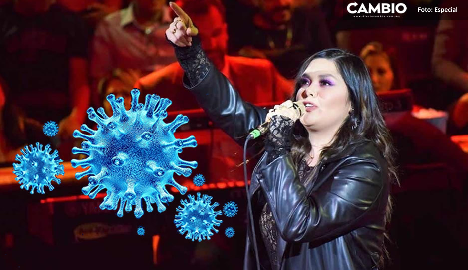 ¡Qué irresponsable! Yuridia da concierto con Covid y reta a sus fans a besarle la boca (VIDEO)
