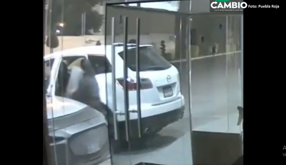 VIDEO: Así se roban las autopartes en Plaza Bosques de Sanctorum