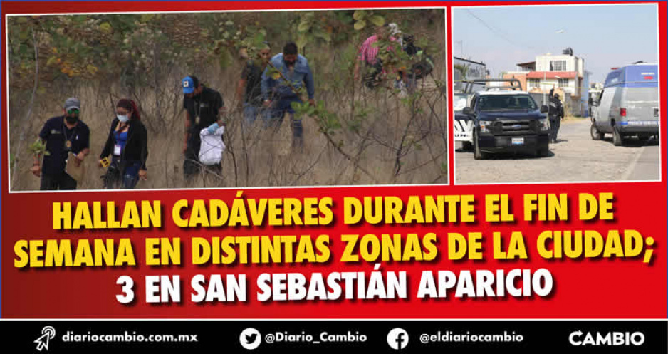 Cuatro muertos el fin de semana en Puebla capital, 3 fueron en San Sebastián Aparicio (FOTOS)