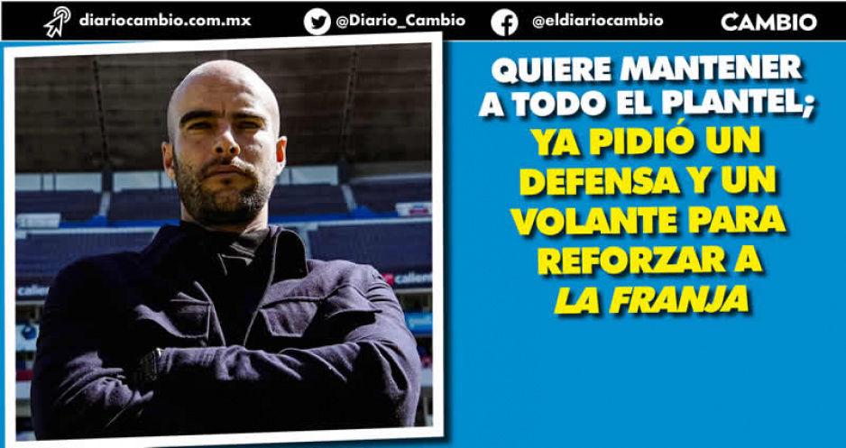 Lalo Arce hace carta a los Reyes Magos: quiere un central y un medio ofensivo para el Club Puebla