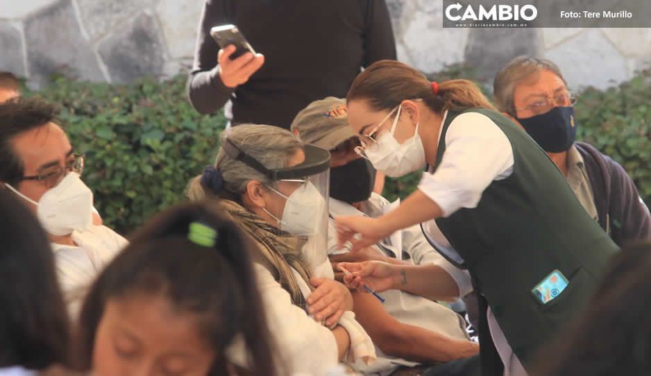 Puebla alcanza el 82 % de cobertura en la vacunación de mayores de edad (VIDEO)