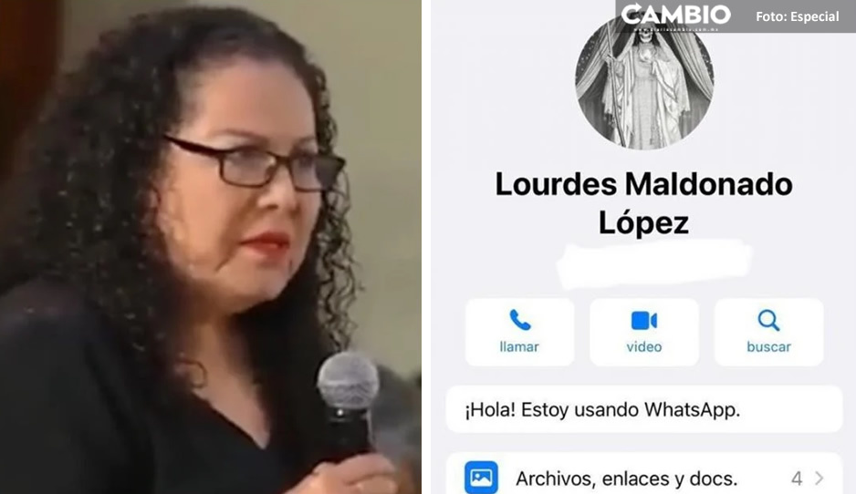 Ponen imagen de la Santa Muerte en perfil de WhatsApp de la periodista asesinada Lourdes Maldonado
