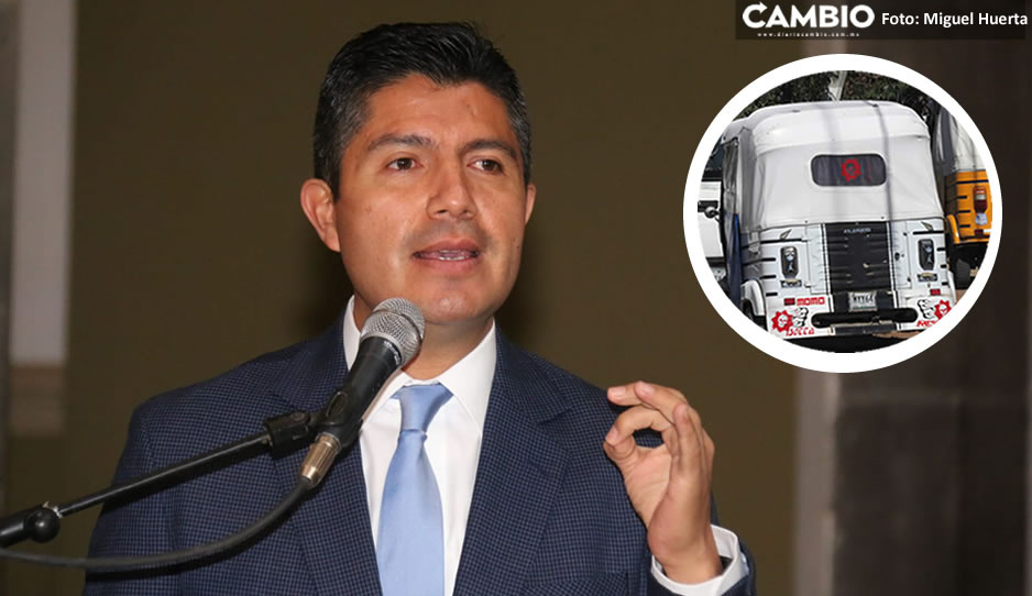 Lalo aprueba operación de mototaxis en Puebla, circularán donde no pase el transporte