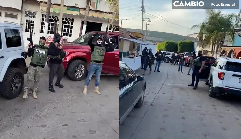 Cártel de las cuatro letras se apodera de todo un pueblo en Jalisco (VIDEO)
