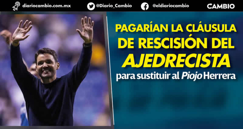 Larcamón suena para Tigres; aunque tiene contrato hasta 2023 con el Club Puebla