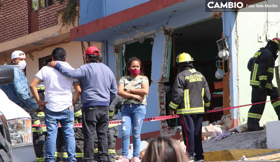 ¡Minutos de terror! Explota tanque de gas en una casa en Reforma Sur y deja 7 lesionados (FOTOS)