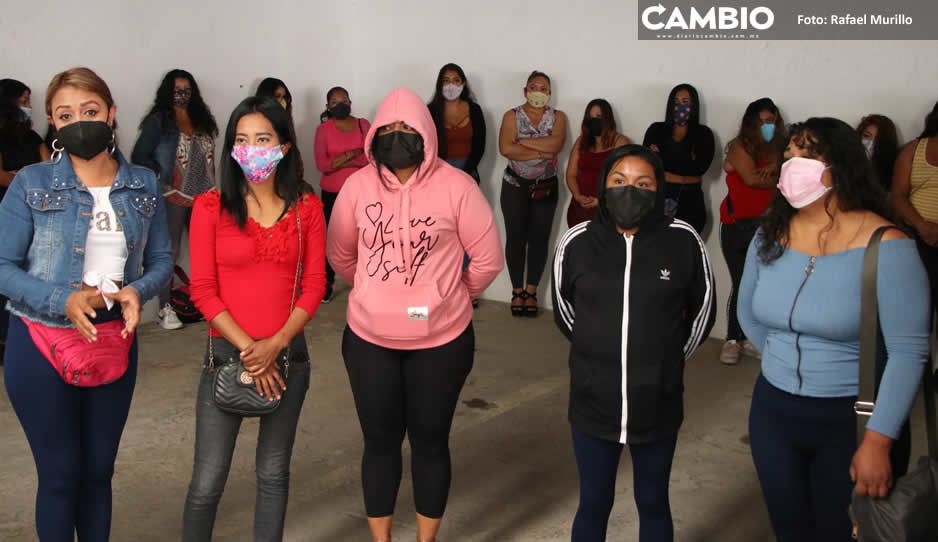Sexoservidoras de 14 Poniente advierten al alcalde que no se irán a zona de tolerancia (FOTOS Y VIDEOS)